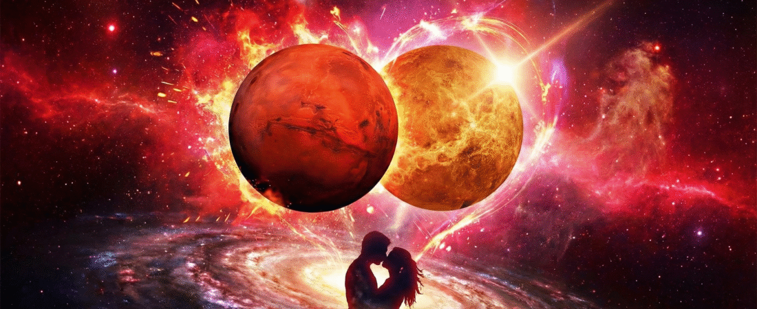 Aşkta Libido, Tutku ve Kıskançlık Göstergeleri: Mars ve Venüs Kavuşumu (Yuktha Yoga)