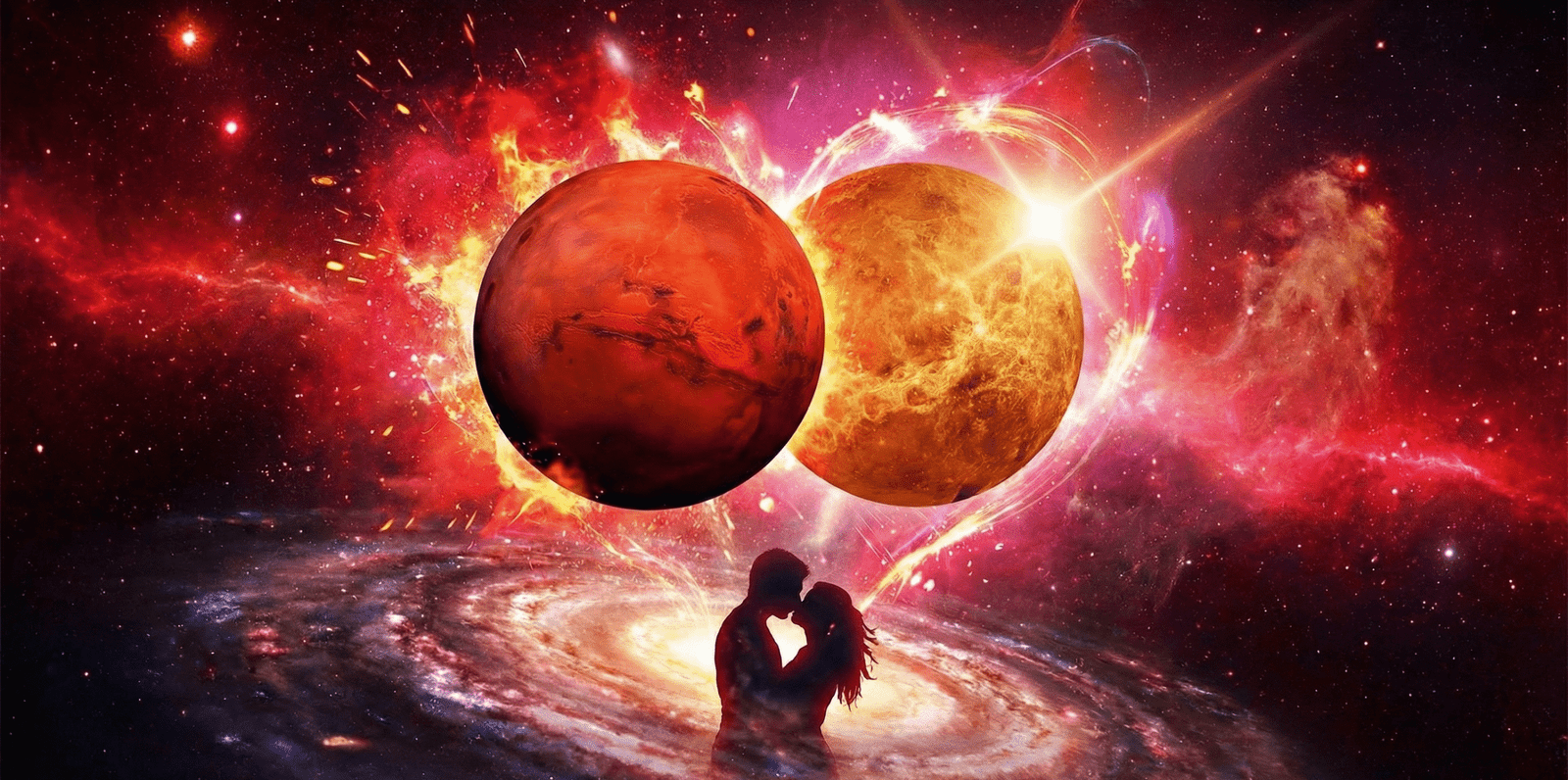 Aşkta Libido, Tutku ve Kıskançlık Göstergeleri: Mars ve Venüs Kavuşumu (Yuktha Yoga)